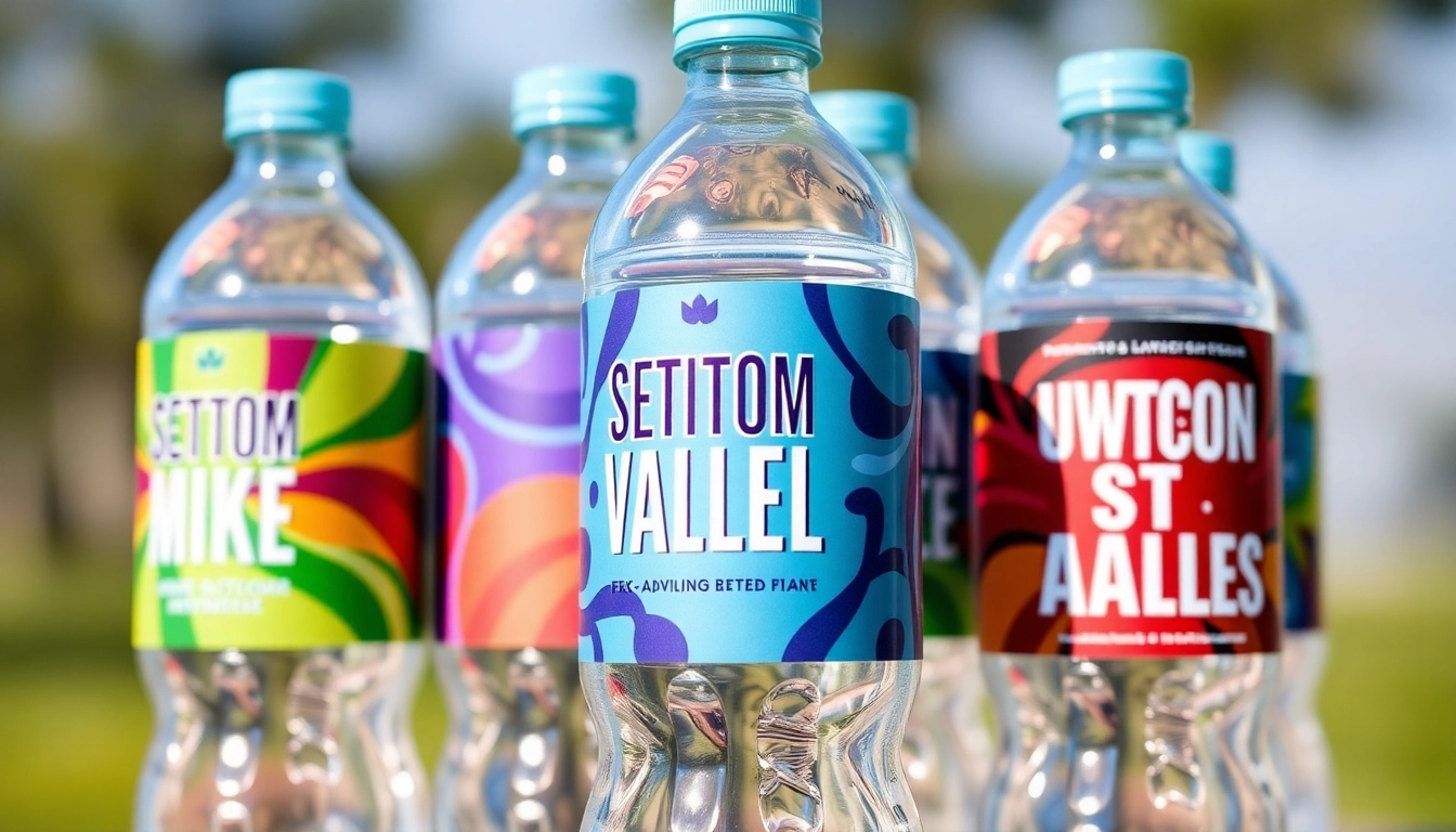 Creative Strategies to Design & Print Custom Water Bottle Labels That Stand Out